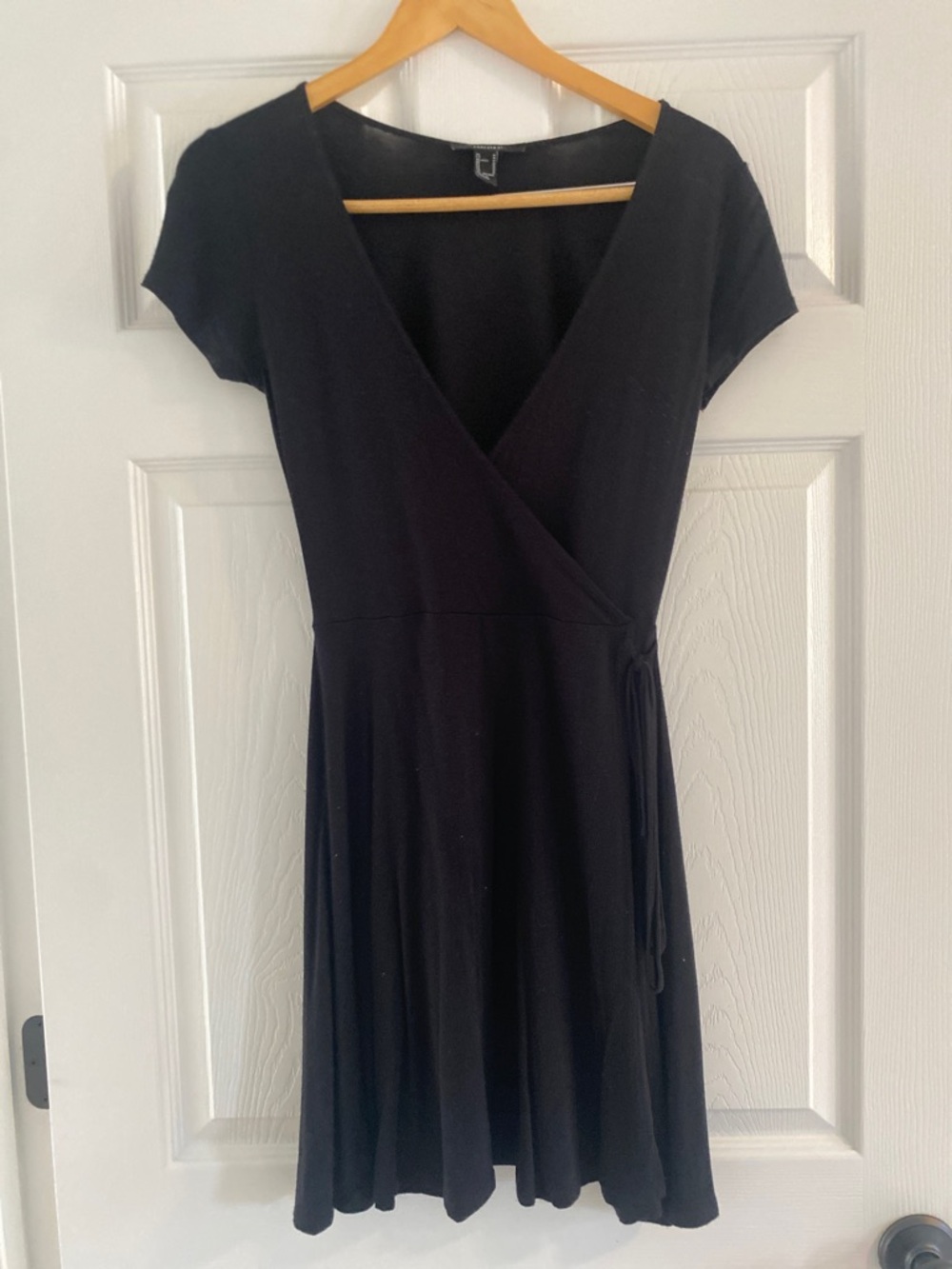 Classic Black Wrap Dress